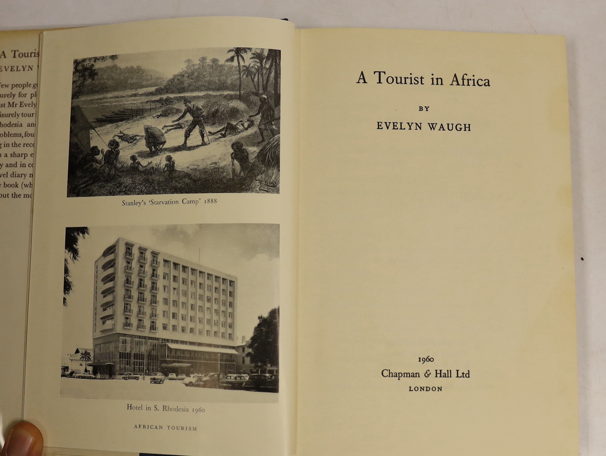 Evelyn Waugh The Ordeal Of Gilbert Pinfold, Chapman and Hall 1957, with dust jacket, Evelyn Waugh A Tourist in Africa, Chapman and Hall Ltd, 1960, with dust jacket and a volume of Picture Story Of Chinese Old Farming